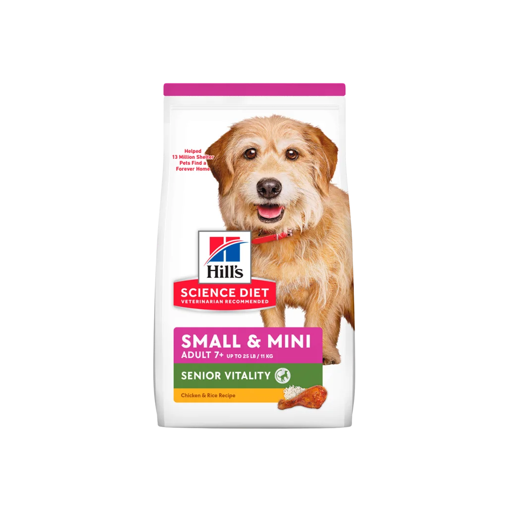Hill's Science Diet Senior Vitality 7+ Small & Mini Croqueta