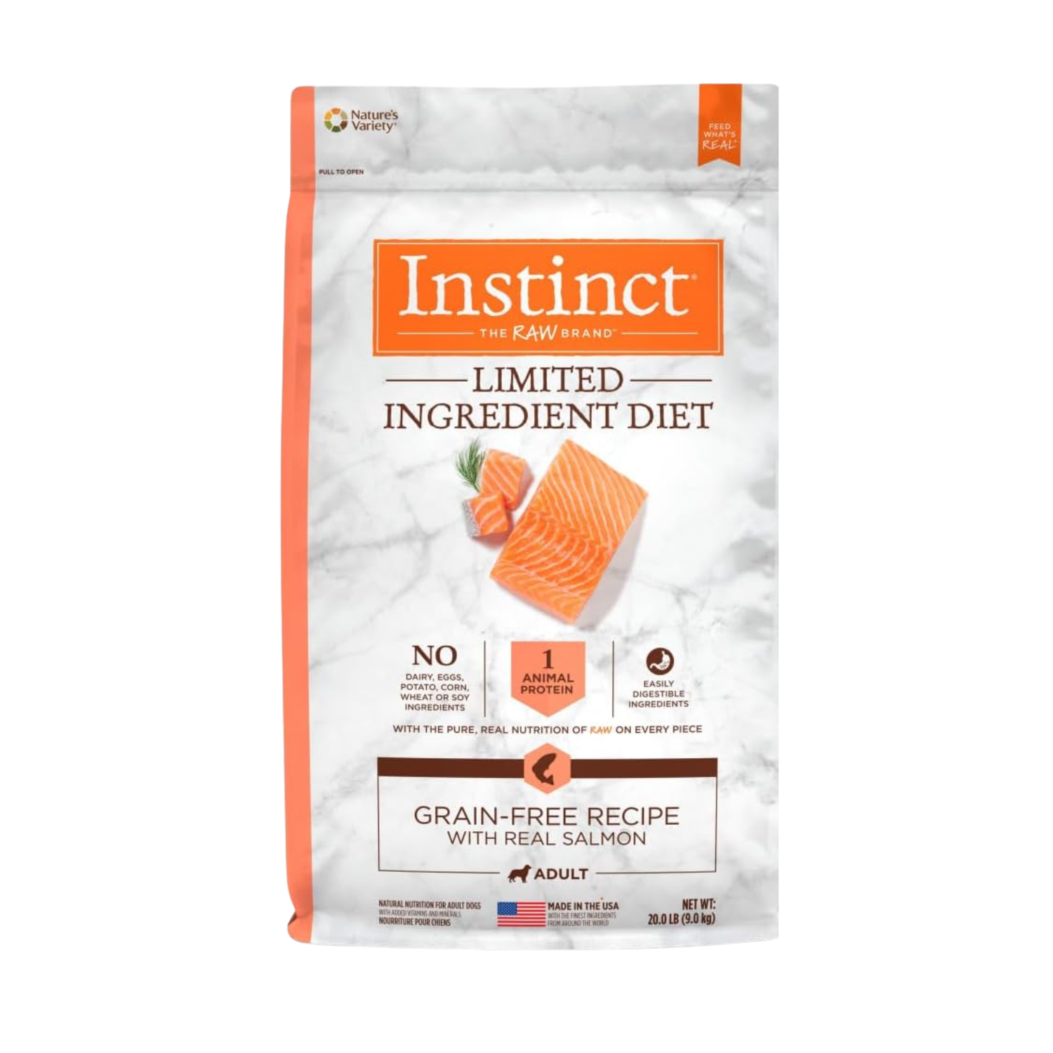 Instinct Be Natural Salmón Perros