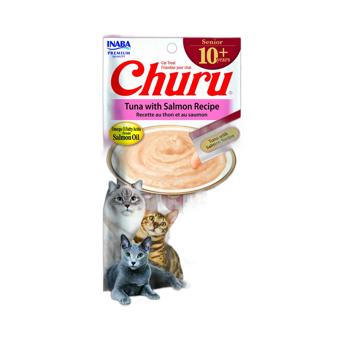 Croquetas INABA Churu Churu Senior Tuna with Salmon