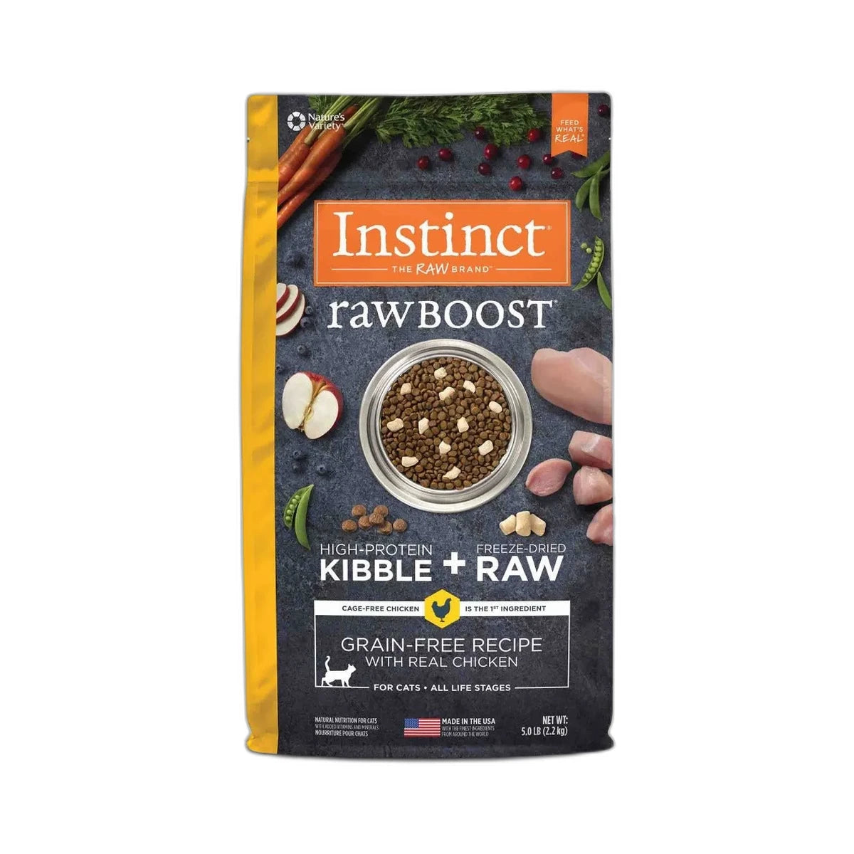 Croquetas Instinct Instinct Raw Boost Grain Free Pollo Gatos