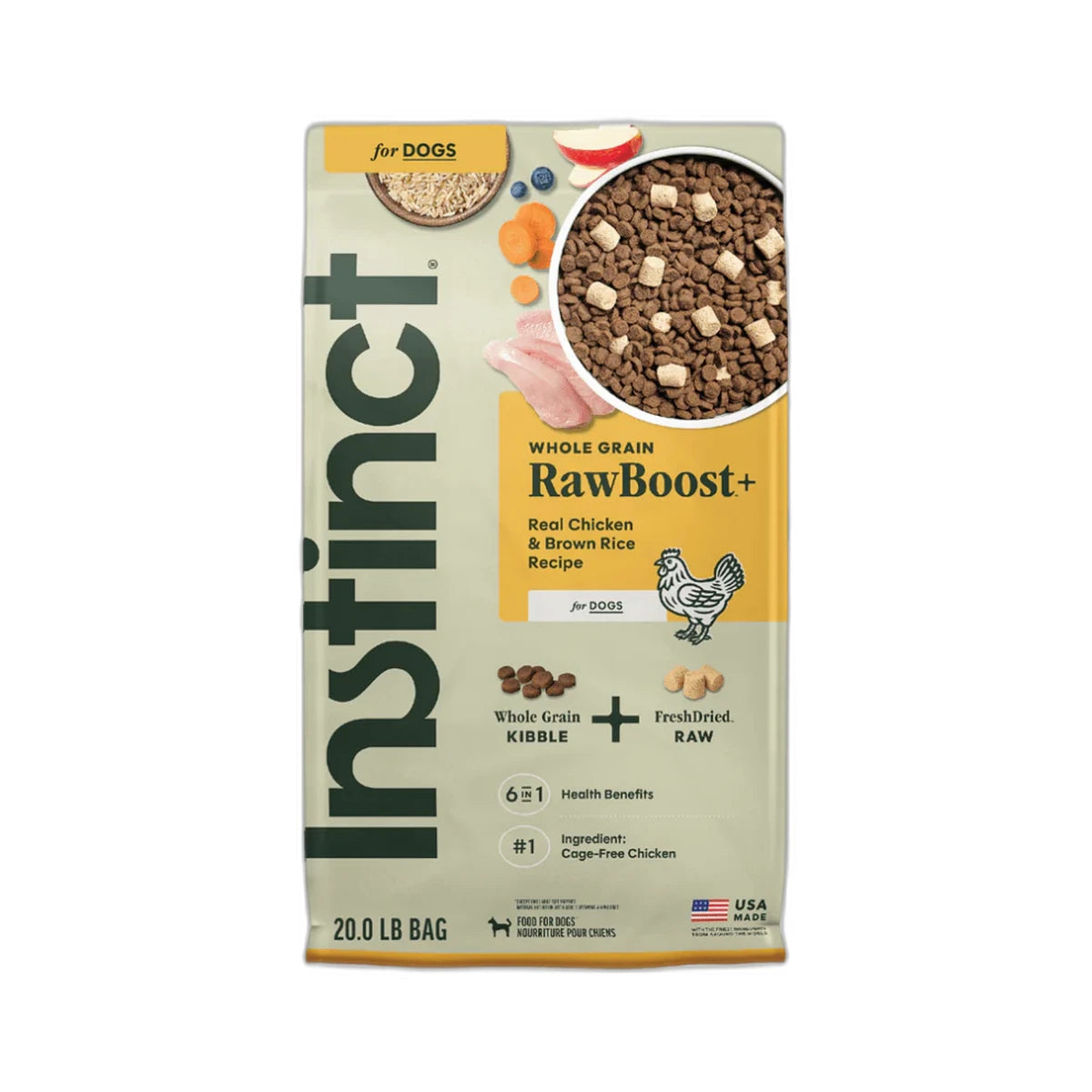 Croquetas Instinct Instinct Raw Boost Grain Free Pollo Perros