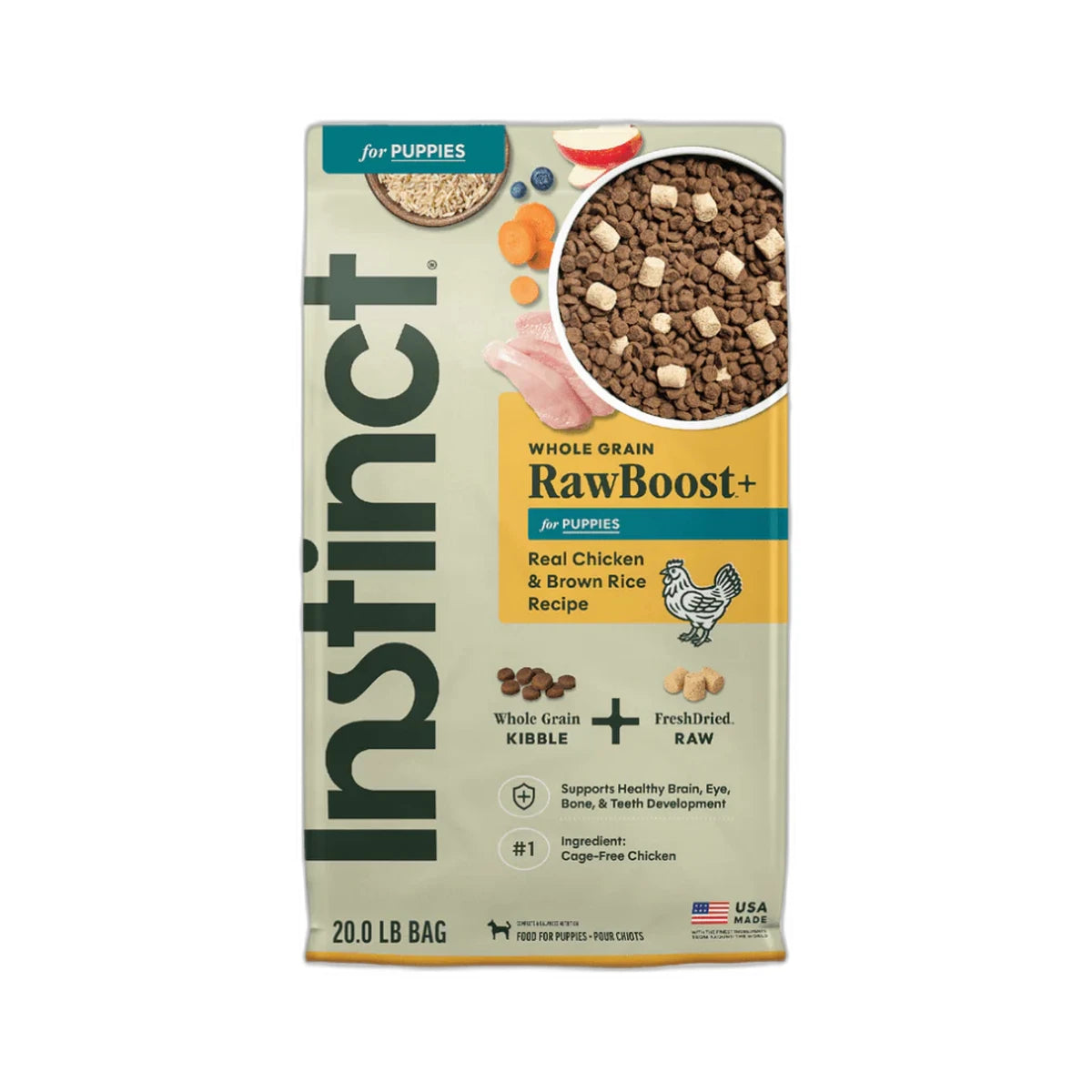 Croquetas Instinct Instinct Raw Boost Whole Grain Pollo Cachorros Perros