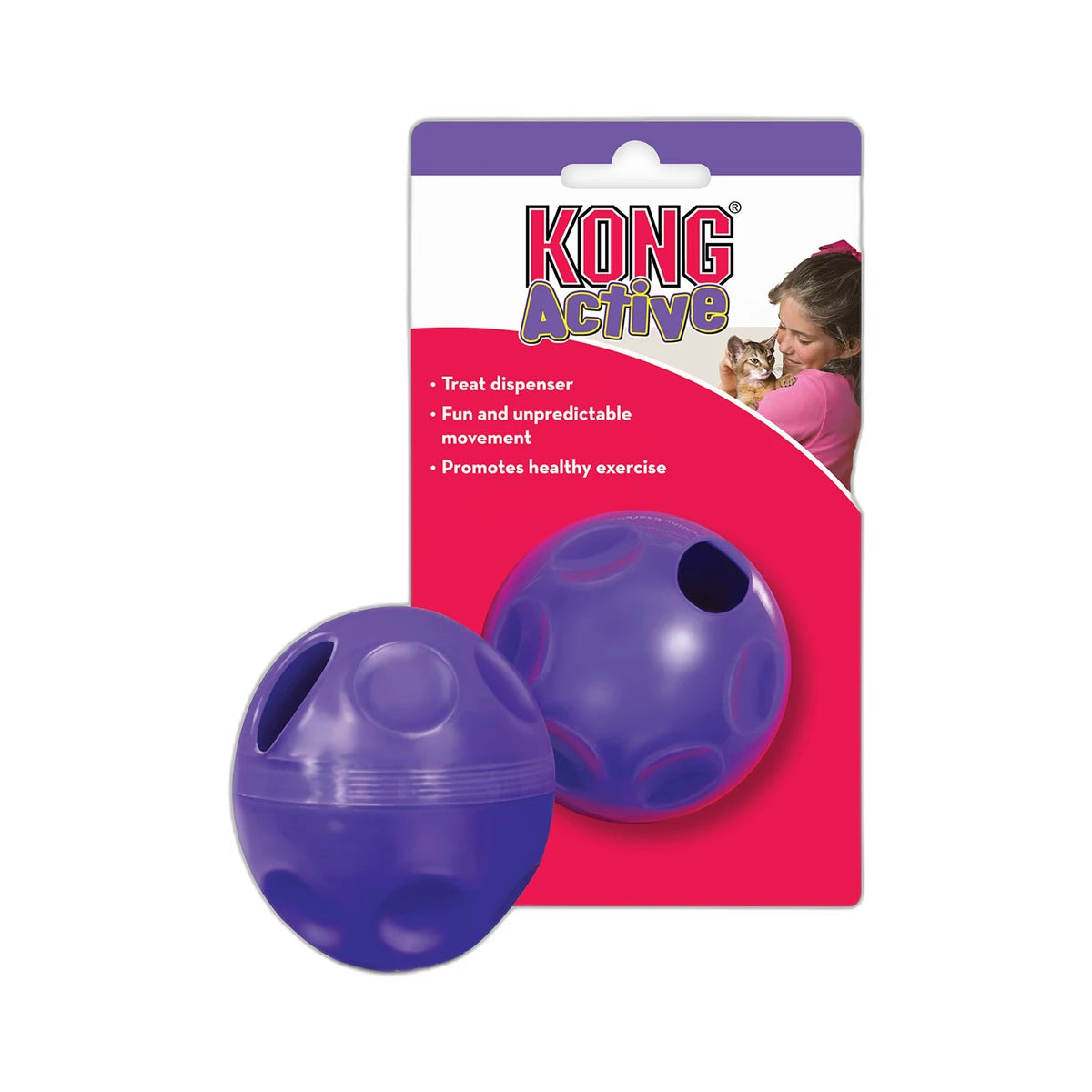 Croquetas KONG KONG Bola Dispensadora de Golosinas Gato