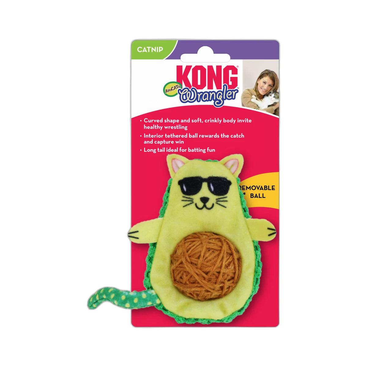 Croquetas KONG KONG Gato Aguacate con Bola de Hilo