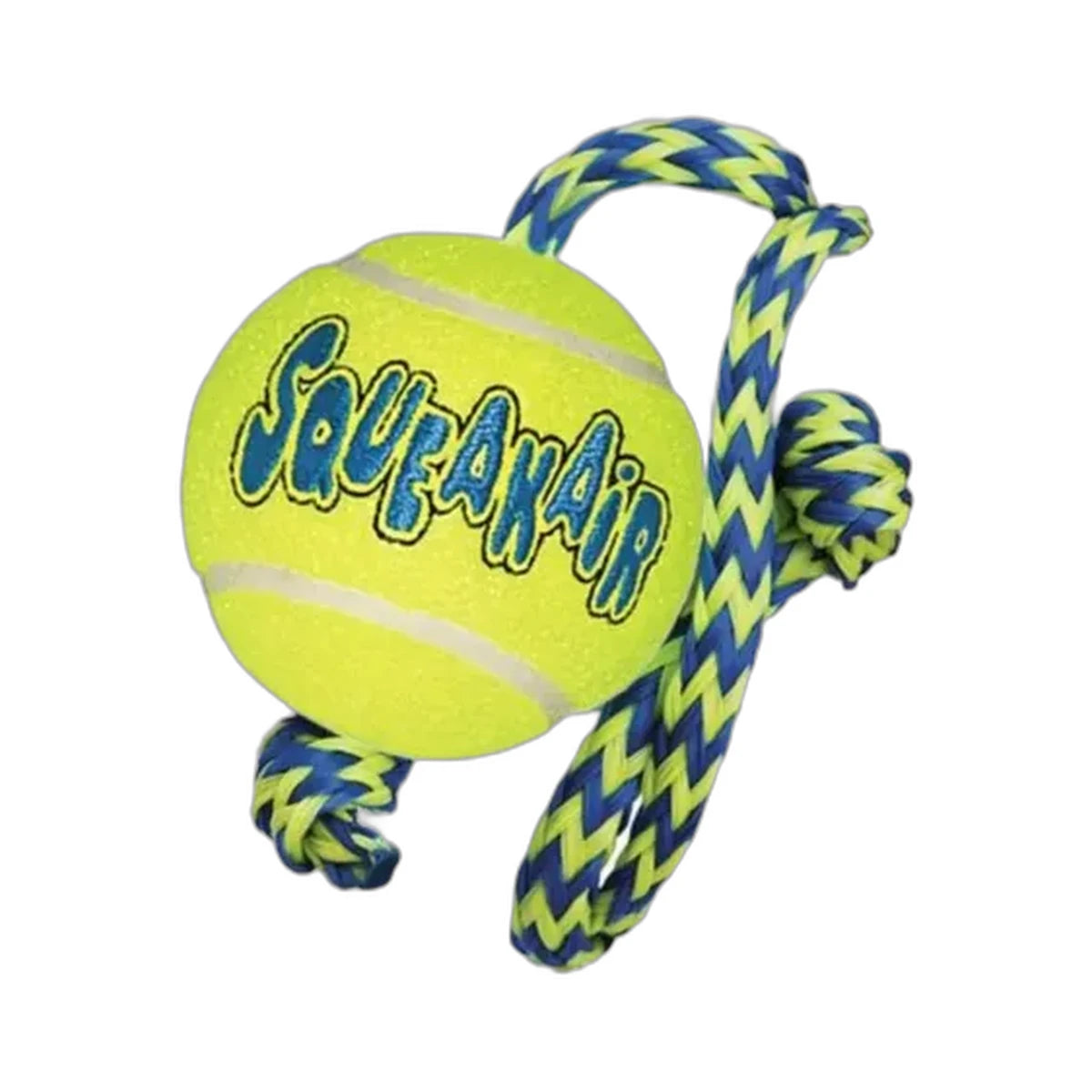Croquetas KONG KONG Pelota Squeakair con Cuerda