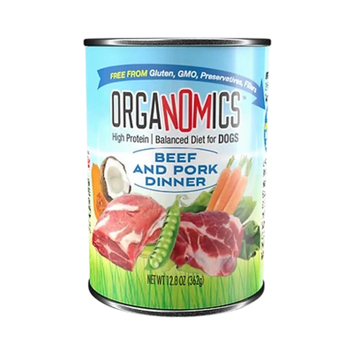Croquetas Organomics Lata Organomics Cordero y Res Perros 12.8 oz