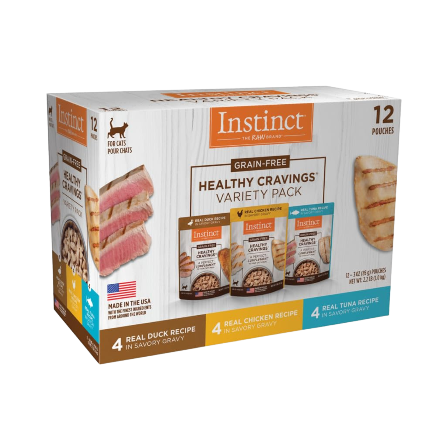 lnstinct Allmento Húmedo Healthy Cravings Gato